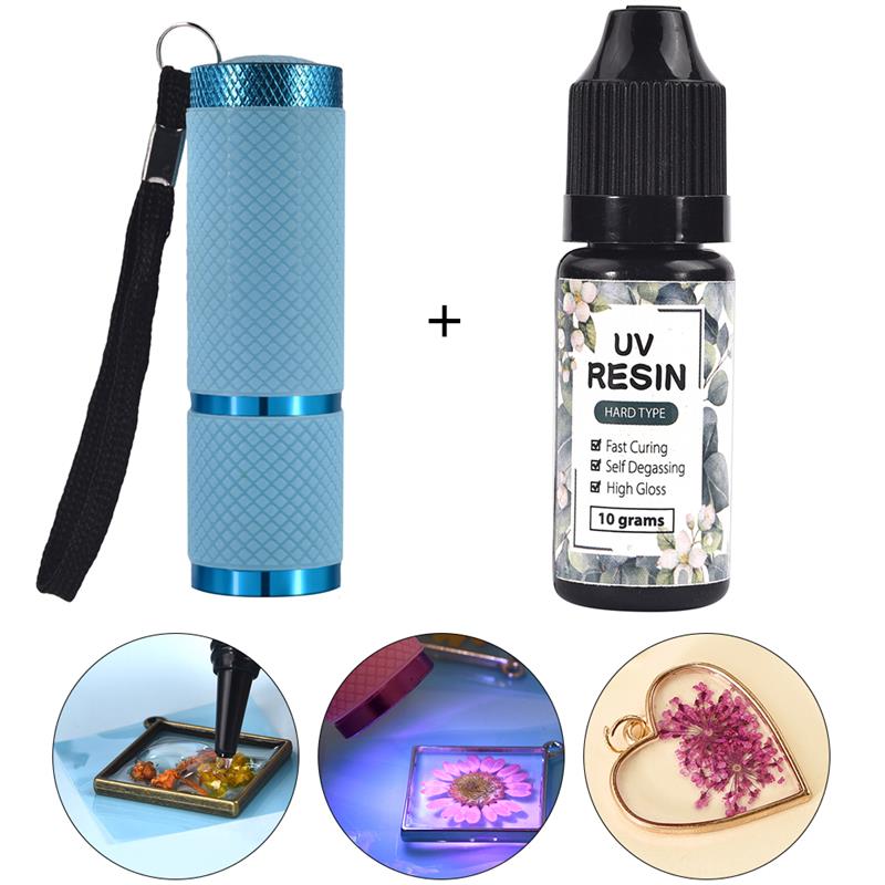 Epoxy Uv Resin Kit - 10g 25g twarde żywicy UV DIY