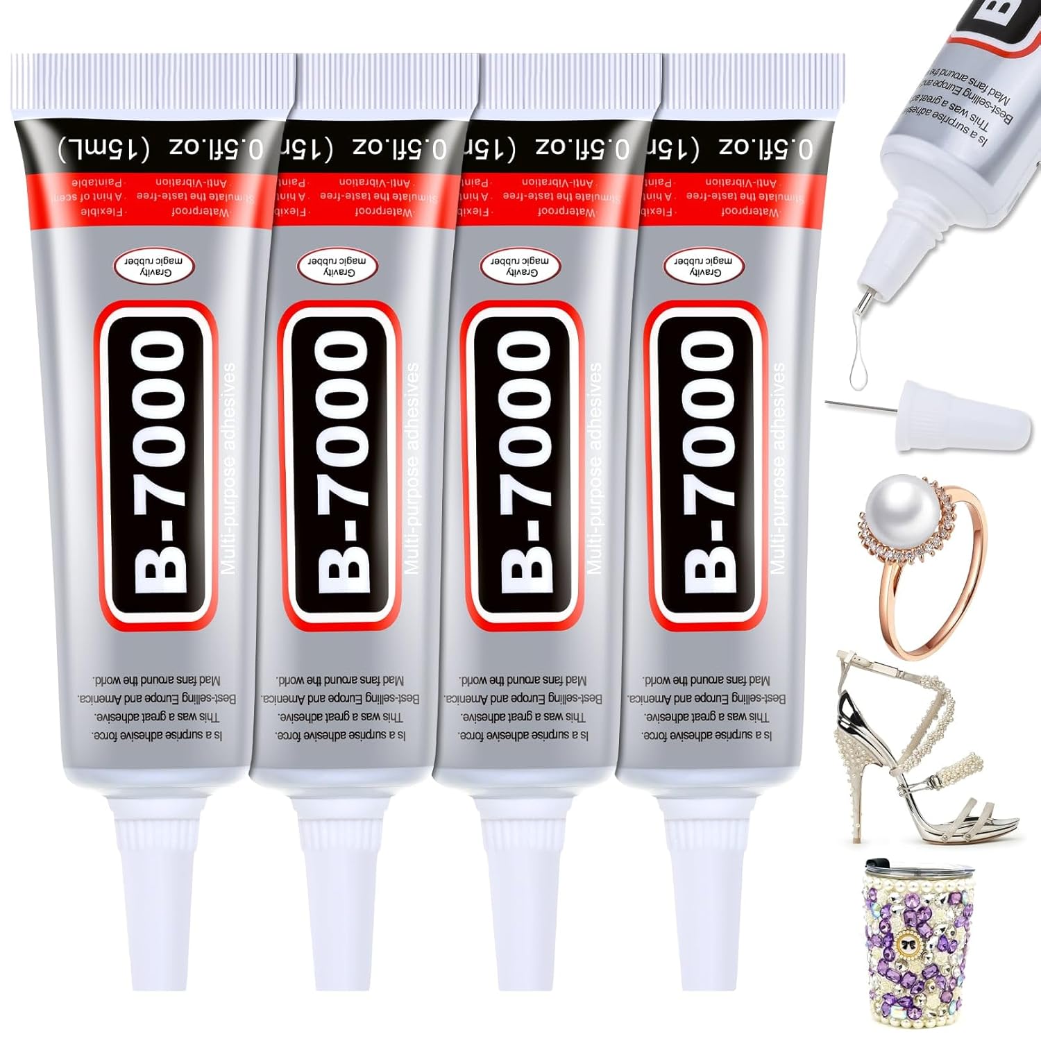 Crafting Resin - 1-10 szt. B-7000 Super Glue Loolifl