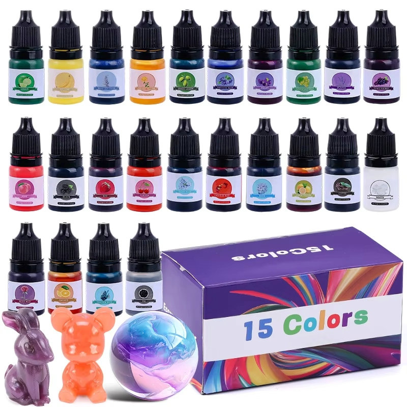 Epoxy Uv Resin Kit - Pigment do żywicy epoksydowej 24 żywe
