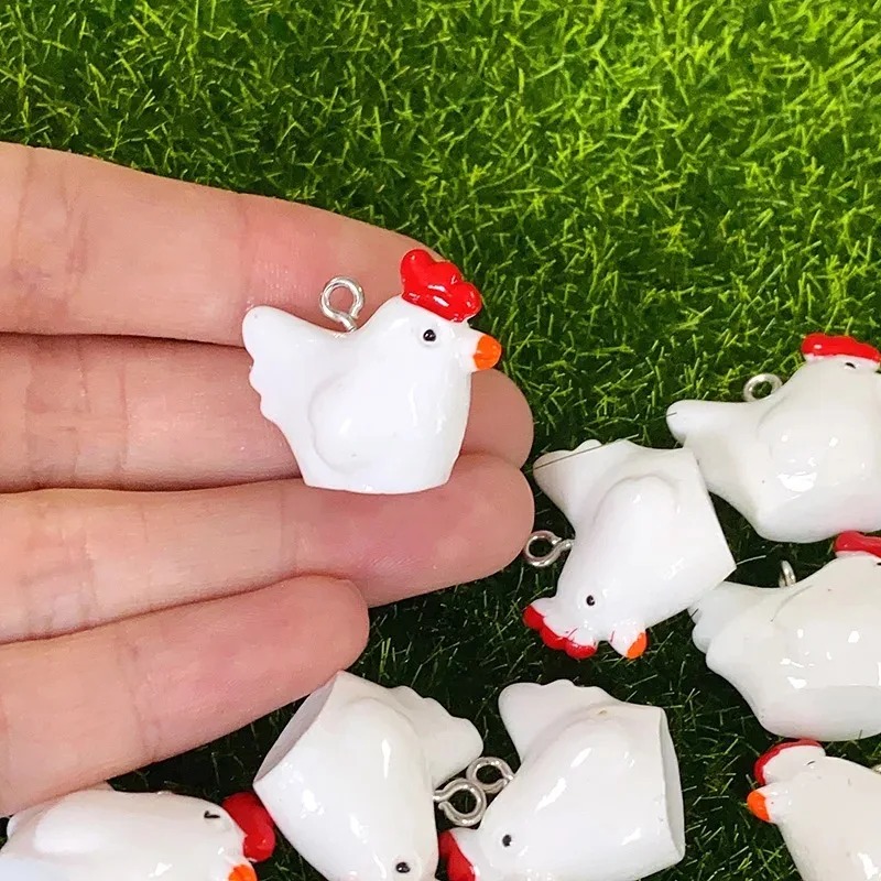Resin Craft Supplies - 10 szt. Urocze Mini 3D Żywiczne