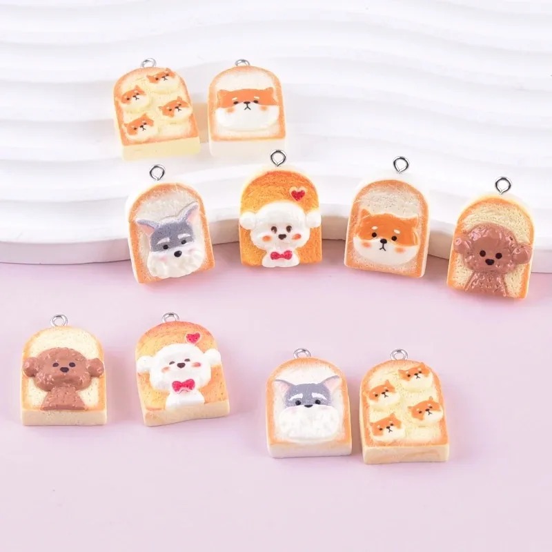 Resin Craft Supplies - 10 szt. Urocze zawieszki z żywicy