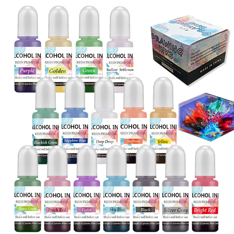 Epoxy Uv Resin Kit - Zestaw Pigmentów Kolorowych do Żywicy Epoksydowej