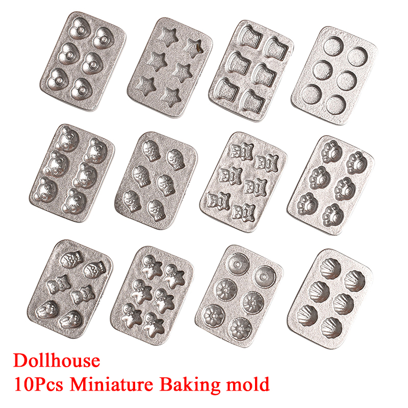 Silicone Mold Tray - 10 szt. Miniaturowe foremki do pieczenia