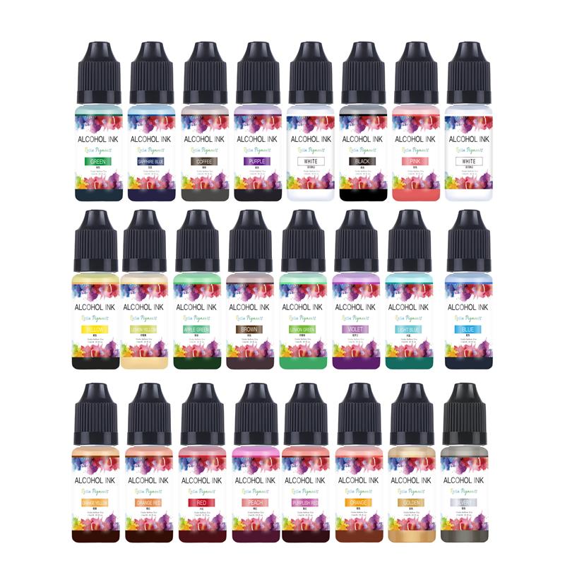 10 ml/butelka 22 kolory atrame – Resin Dye Alcohol recenzja i cena