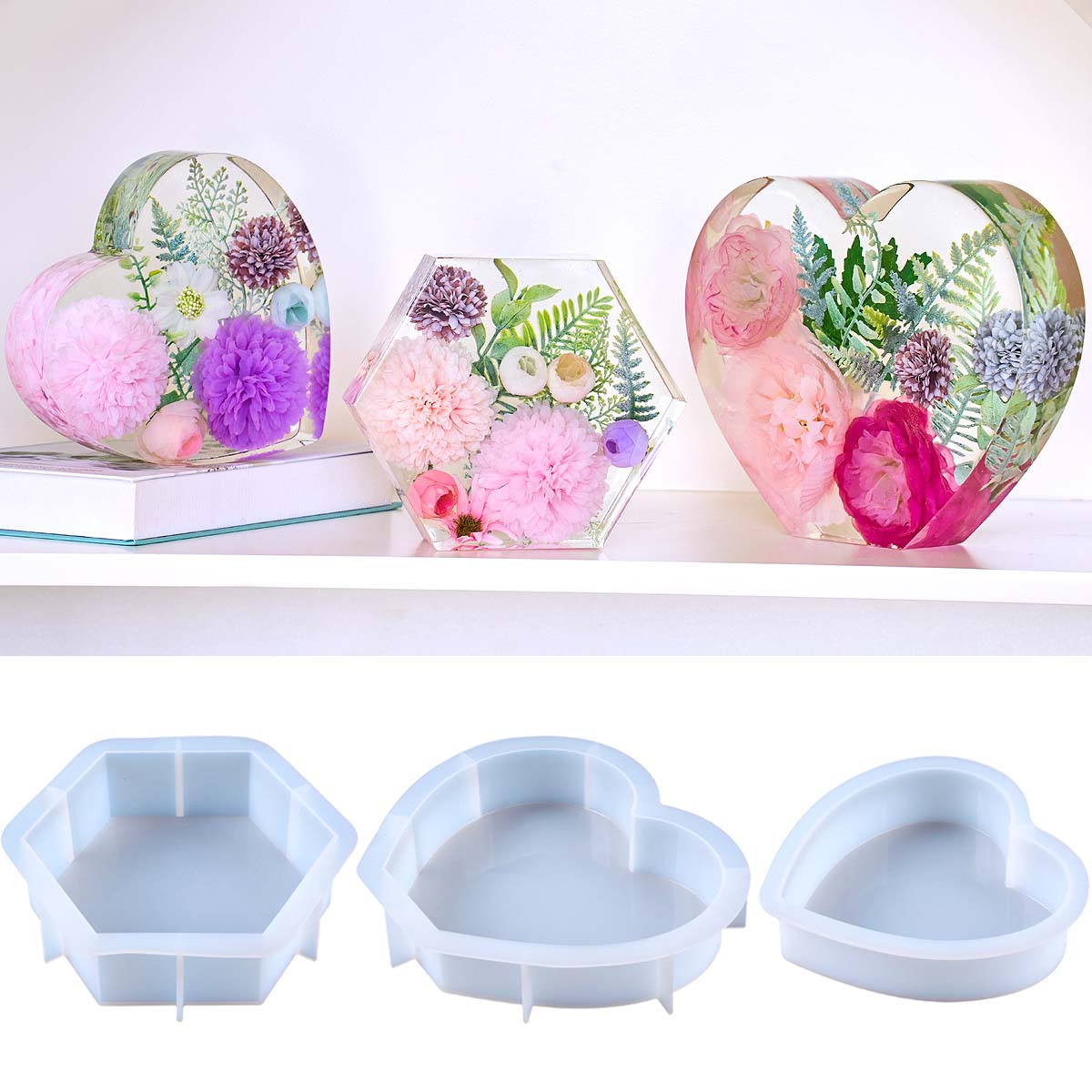 Duża silikonowa forma do odlew – Flower Preservation Resin recenzja i cena