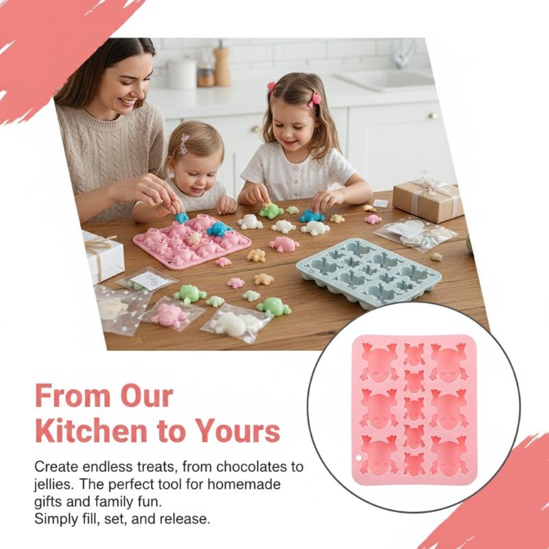 Forma silikonowa żaby, forma d – Silicone Mold Tray recenzja i cena