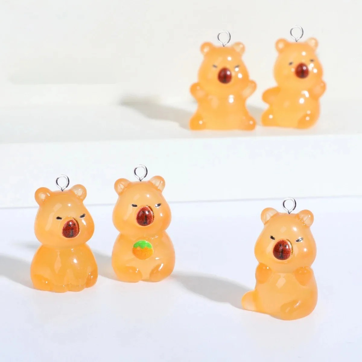 10 szt. Kawaii Płaskie Ozdoby  – Resin Craft Supplies recenzja i cena
