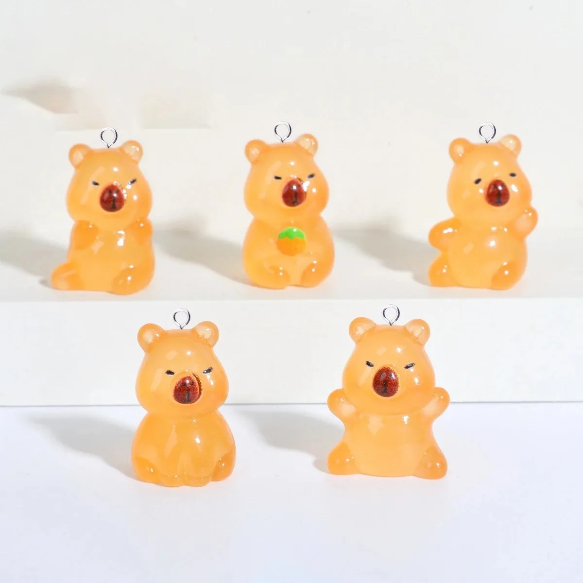 10 szt. Kawaii Płaskie Ozdoby  – Resin Craft Supplies recenzja i cena