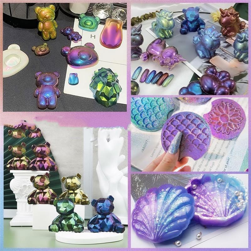 3g lustro kameleony żywicy Pig – Resin Pigment Set recenzja i cena