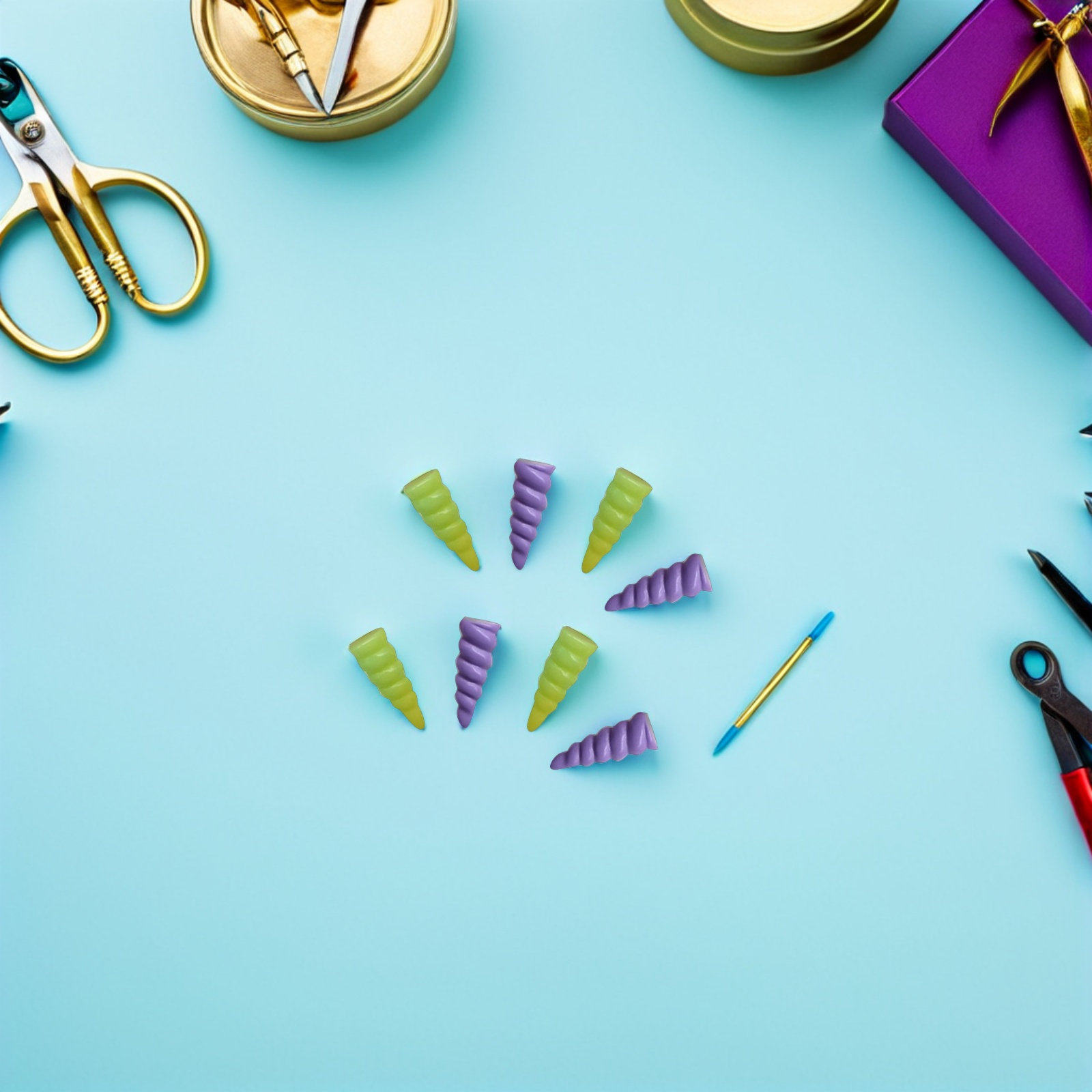 10 szt. Trwałe mini rogi jedno – Resin Craft Supplies recenzja i cena